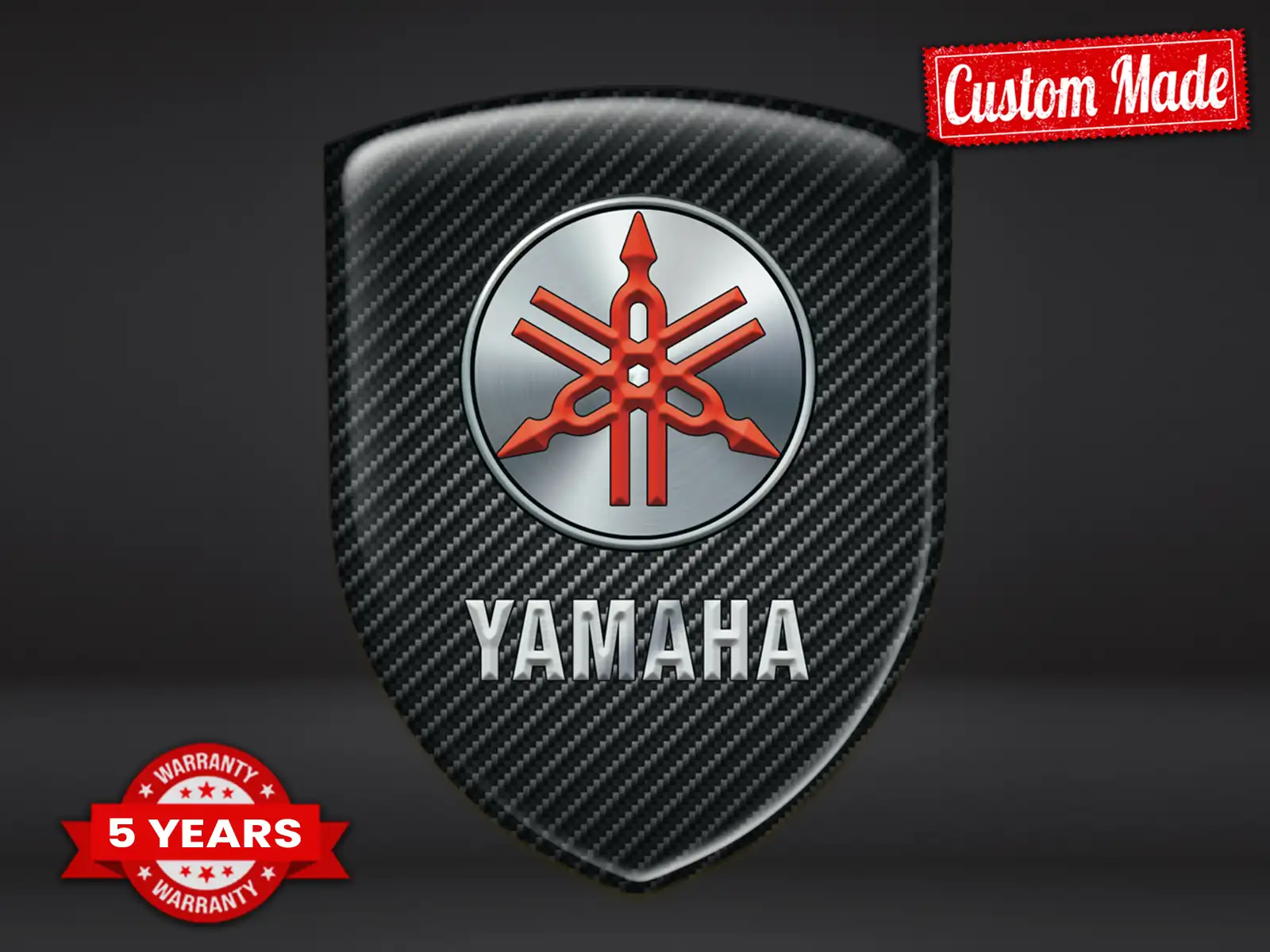 Yamaha Autoembleme Personalisierbar Limitiert Universal Robust